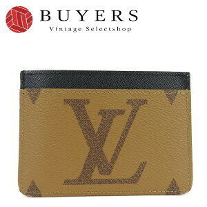 Louis Vuitton Case Wallet LV Monogram Reverse Brown Black